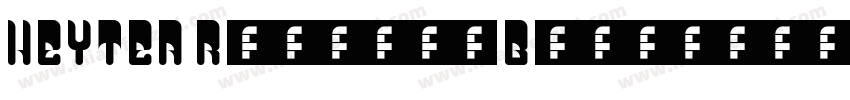 HEYTEA Regular Bold字体转换